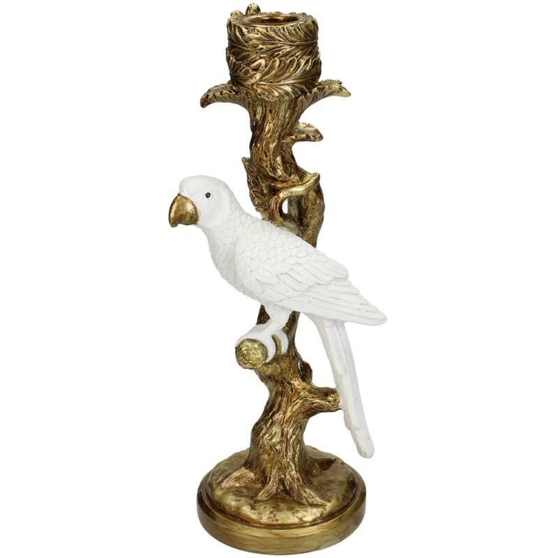 CANDELABRO PAJARO BLANCO I