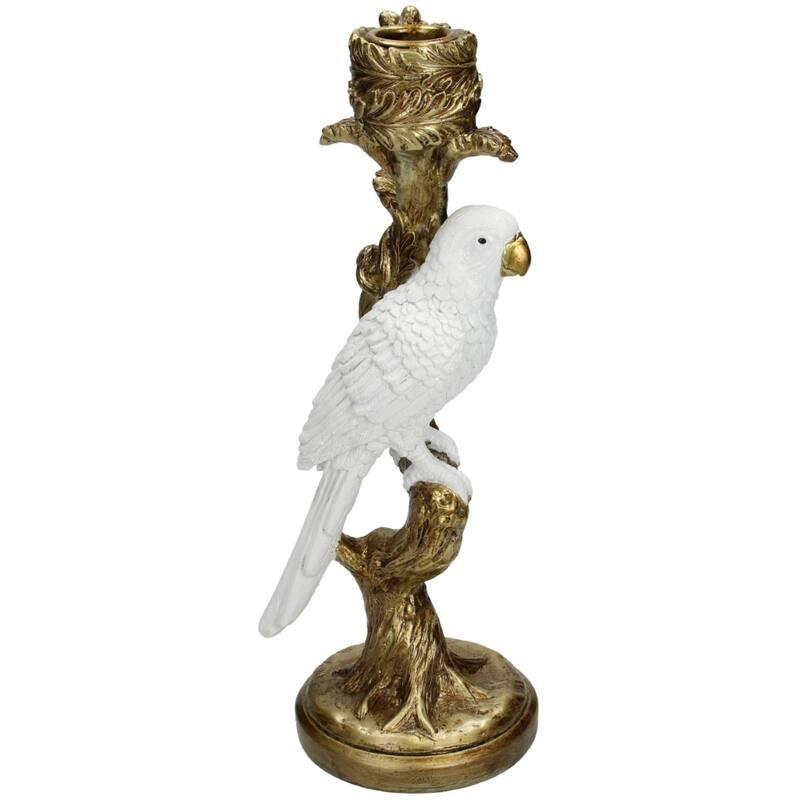 CANDELABRO PAJARO BLANCO II