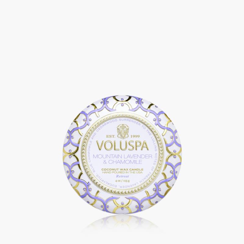 VELA VOLUSPA MOUNTAIN LAVENDER & CHAMOMILE LATA P TAPA