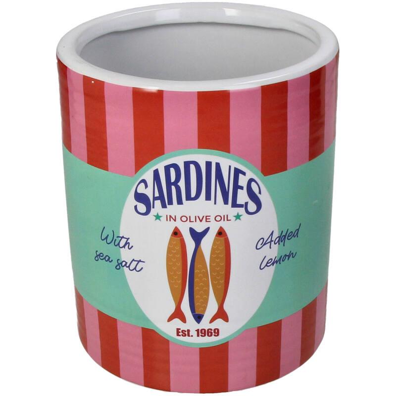MACETA CERAMICA LATA SARDINAS G