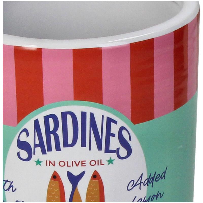 MACETA CERAMICA LATA SARDINAS G DETALLE