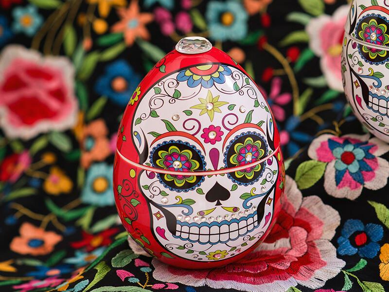 vela skull roja 55horas