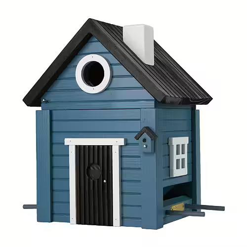 NIDO COMEDERO CASITA AZUL