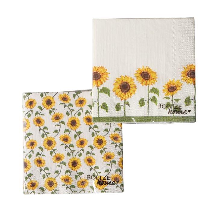 SERVILLETAS PAPEL SINJE GIRASOL