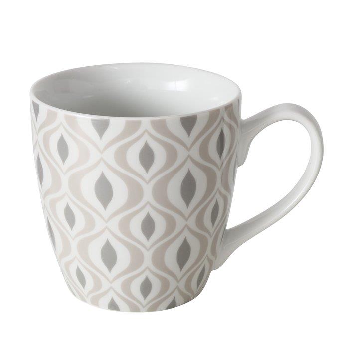 TAZA JUMBO RETRO ELARA GRIS