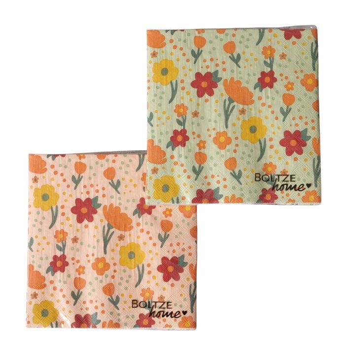 SERVILLETAS PAPEL FARINA FLORES