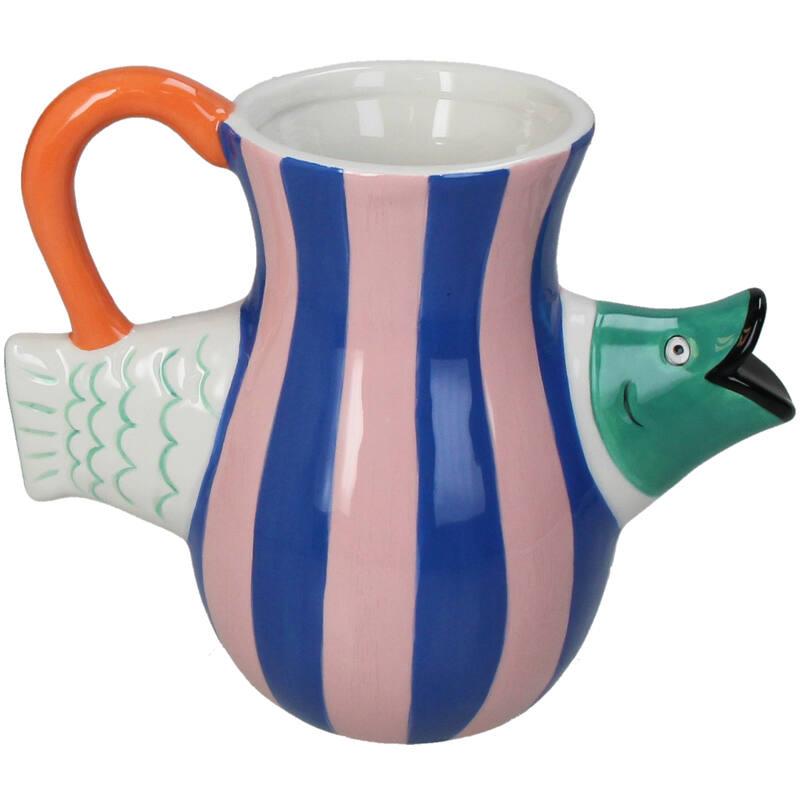 JARRA CERAMICA PEZ RAYAS