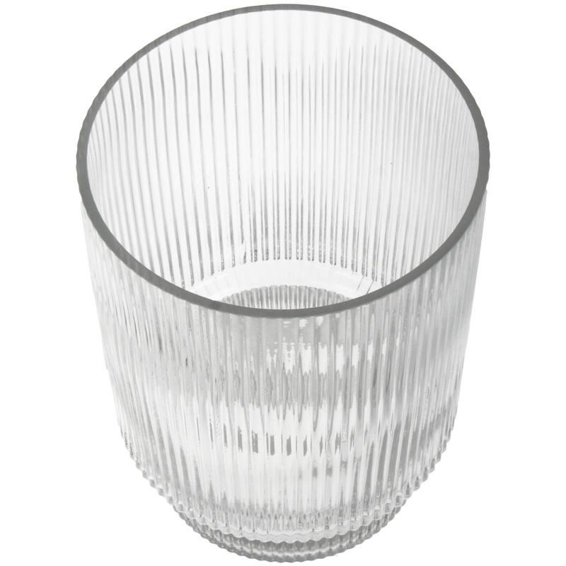 JARRON CRISTAL RAYAS TRANSPARENTE DETALLE