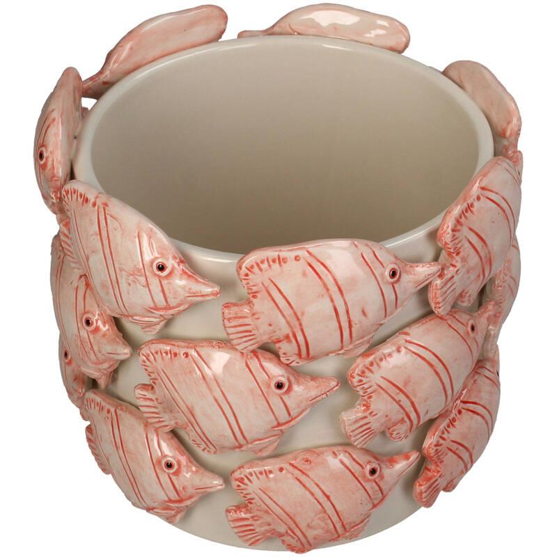 MACETA PECES ROSA