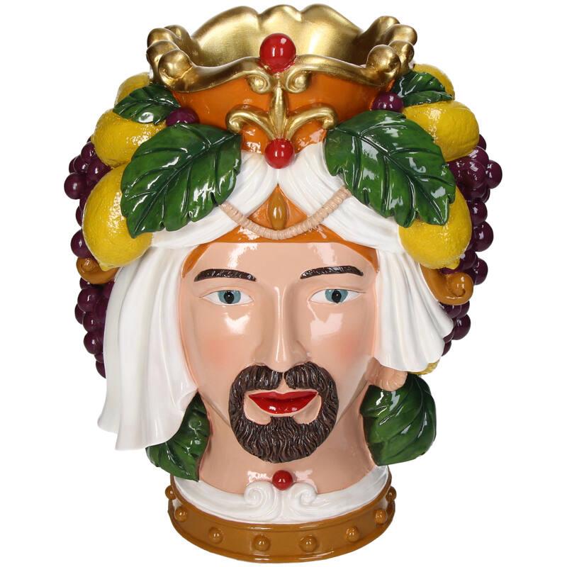 BASE HOMBRE TOCADO CON FRUTA RESINA