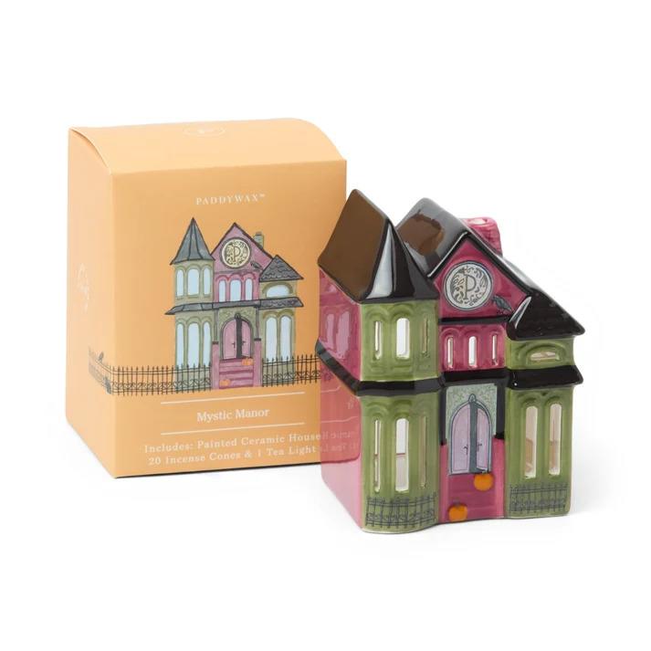 CASITA CERAMICA PORTAVELAS No. 08 MYSTIC MANOR