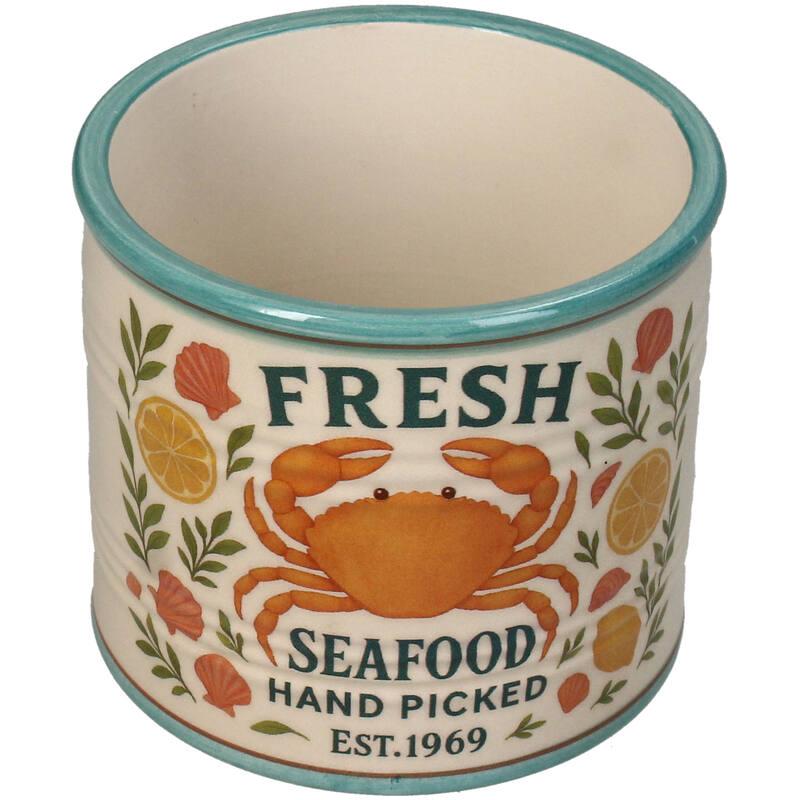 MACETA CERAMICA LATA DE CANGREJO