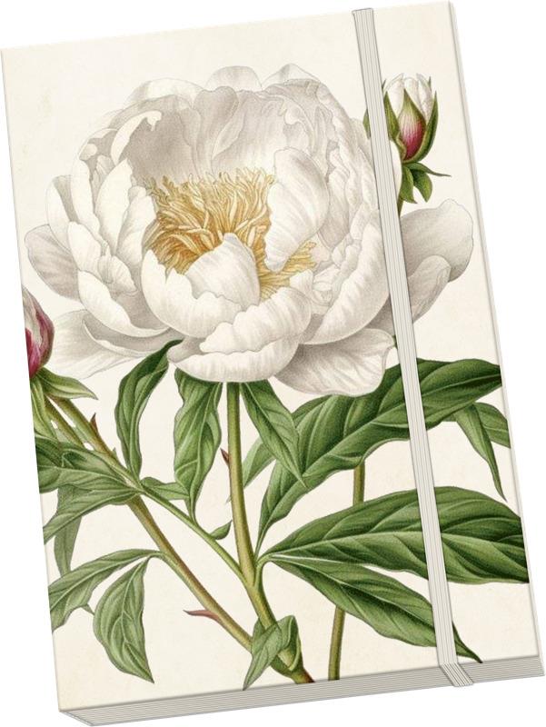 LIBRETA A5 PEONIA BLANCA
