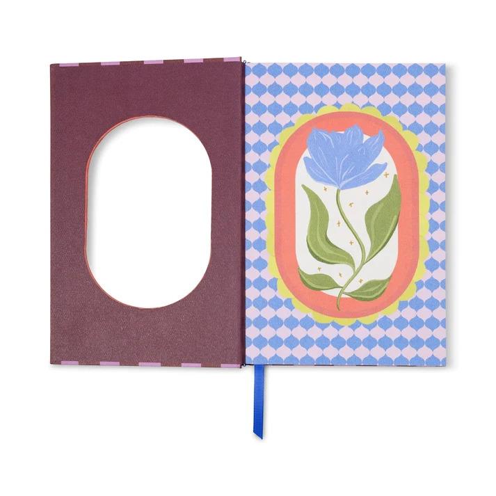 LIBRETA FLORAL CON MARCO - MAGNOLIA PORTADA