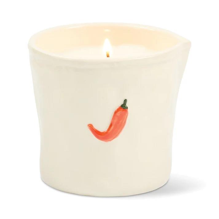 VELA CERAMICA BISTRO PIMENT ENCENDIDA