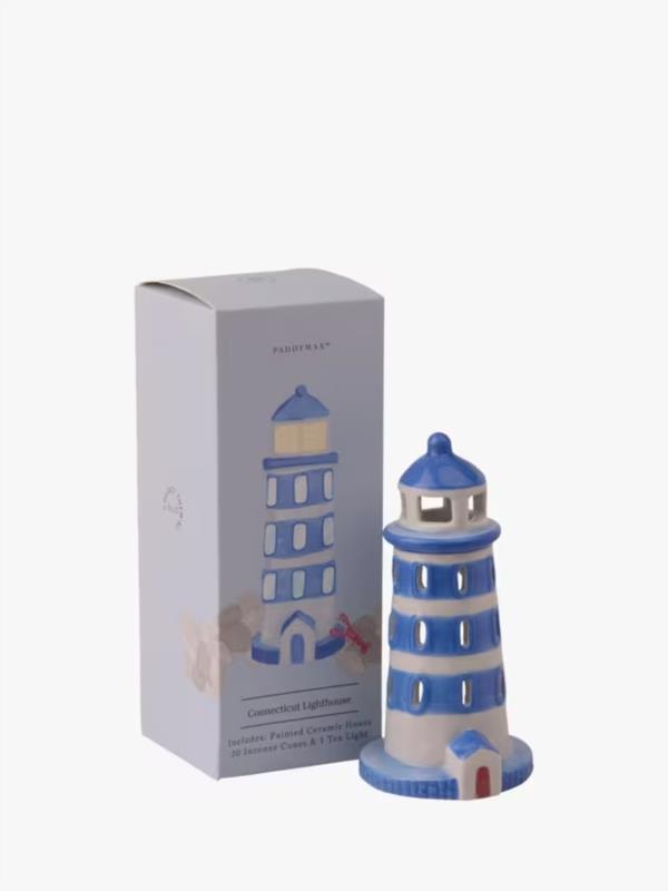 CASITA CERAMICA PORTAVELAS No. 07 FARO