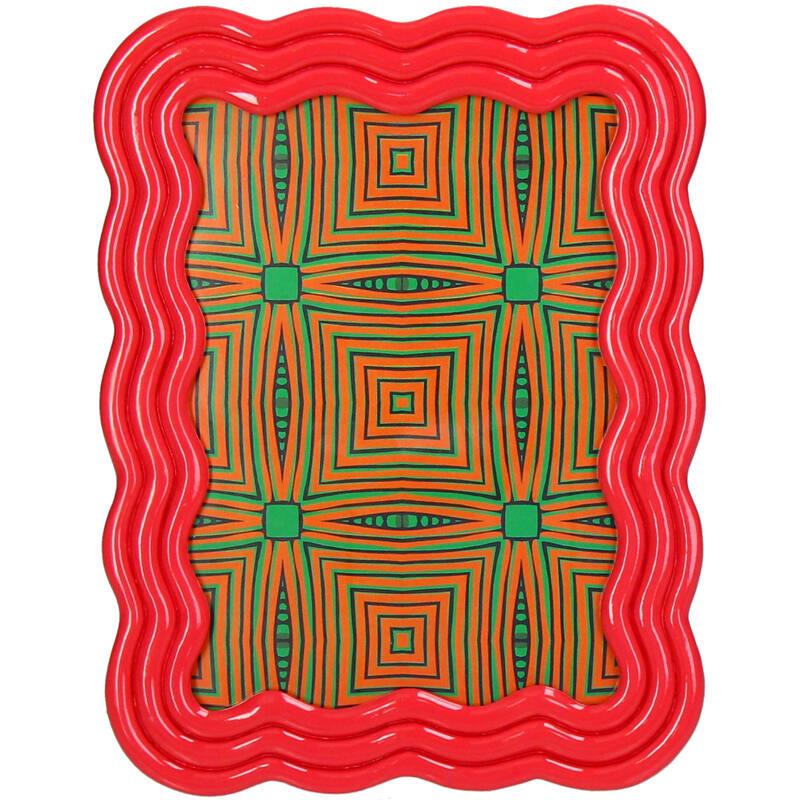 MARCO PORTARRETRATOS RESINA ROSA CORAL