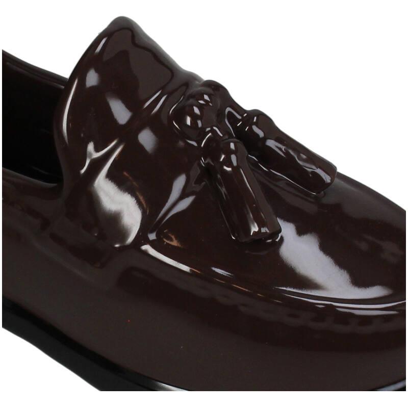 BASE CERAMICA MOCASIN MARRON DETALLE